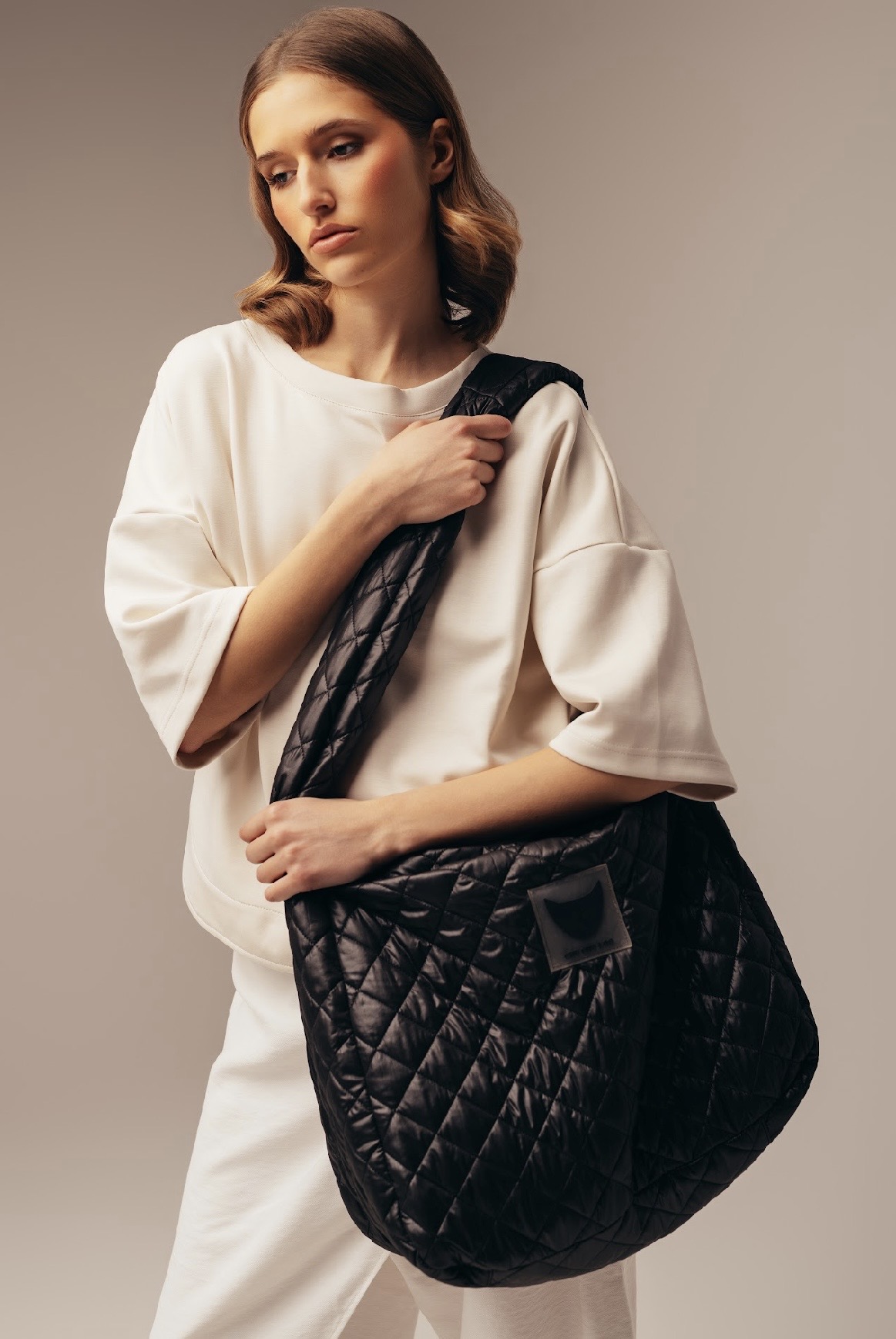 Weekend Bag — lifestyle with outfit.