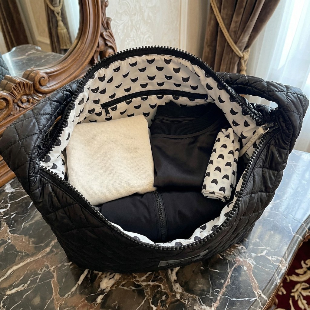 Weekend Bag — interior and styling detail.